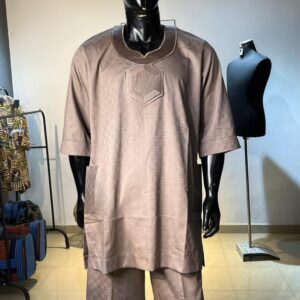 BROWN NEEDLES HERITAGE KAFTAN